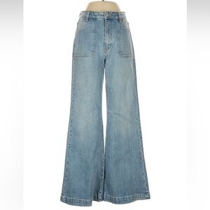 Rolla’s Sailor Jeans Organic Medium Wash High Rise Wide Leg 27